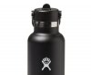 Zakrętka, korek z ustnikiem Hydro Flask Standard Mouth Flex Straw Cap czarny